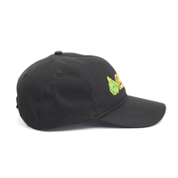 Casquette de baseball en toile à 6 panneaux avec logo brodé personnalisé de haute qualité, bicolore, pour l'escalade en plein air