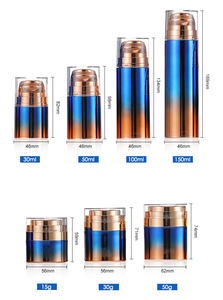 Tarro de plástico vacío para crema facial de 0,5 oz 1oz 1,8 oz con tapa de prensa - Product Image 5