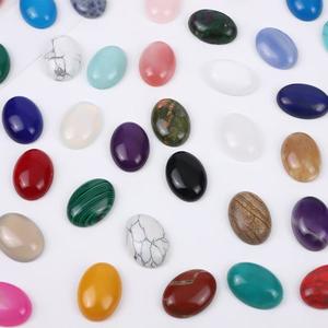 Cabochons de Tanzanite Naturelle de Haute Qualité, Vert et Bleu, Coupe Ovale Lisse, Pierres Précieuses <span class=keywords><strong>en</strong></span> Vrac pour Bijoux - Product Image 6