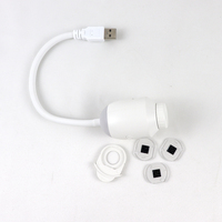 Proyector de Estrellas USB, Lámpara Nocturna para Techo de Auto y Dormitorio, Lámpara Proyectora Flexible con Cuello de Cisne de Galaxia, Luna y Saturno