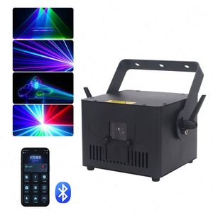 5W RGB Full Color <b>3D</b> Animation <b>Projector</b> Disco Dj Laser Light DMX Wireless Lazer Light for Night Club Event Stage - Product Image 1