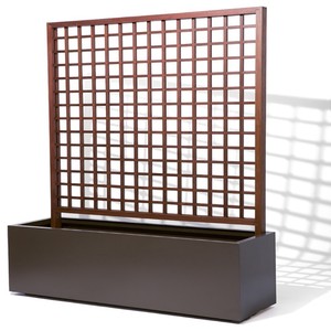Treillis de <span class=keywords><strong>jardin</strong></span> <span class=keywords><strong>japonais</strong></span> et jardinière en métal - Product Image 1