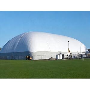 Edificios con soporte neumático, domo inflable para fútbol, fabricante de domos neumáticos, domo neumático para estadios, domo neumático tipo cuenco, resistente a la corrosión - Product Image 1
