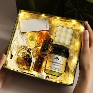 Coffret cadeau de bougies parfumées d'aromathérapie de luxe haut de gamme pour la Saint-<span class=keywords><strong>Valentin</strong></span>, anniversaire, maison, intérieur, bougies d'aromathérapie longue durée - Product Image 1
