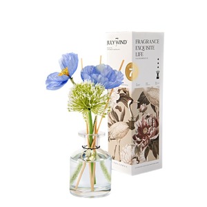 Difusor de Aromas Decorativo de Lujo al por Mayor, Set de Regalo con Botella de Vidrio, Fragancia para el Hogar, Ambientador, OEM, Privado, 120ml, <span class=keywords><strong>Alcohol</strong></span> - Product Image 2