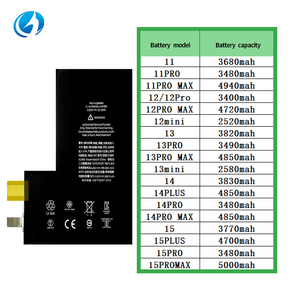 Batterie de téléphone portable de haute qualité en gros pour iPhone 11 Max 11 Pro Max 12 13 14 15 16 Pro Max Sans Flex SANS BMS - Product Image 4