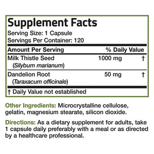 Supporto per la salute del fegato capsule latte cardo silimarina integratore per il supporto di disintossicazione e antiossidanti - Product Image 6