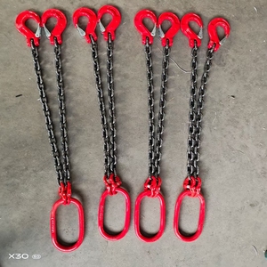 Eslinga de elevación de una sola pieza con cadena de grado 80 y gancho de seguridad - Product Image 2