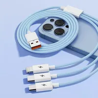 Câble USB Type C 6A 3 1 66W Super Fast Charging pour téléphone portable pour OPPO pour iPhone 12/2/3M