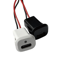 Lampe de bureau à pression directe avec bande lumineuse à injection de colle 2P de type C, modification DIY, voiture électrique, ligne de ceinture ovale, charge