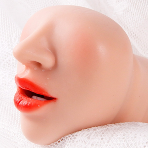 Masturbatore Orale Maschile Realistico con Design a Gola Profonda, in Silicone Alimentare, con Funzione Vibrazione e Voce, Cavità Orale Realistica - Product Image 5