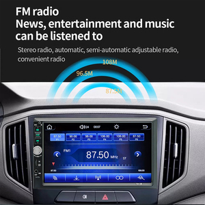 Thiết Bị Điện Tử Tự Động Carplay Android 2 Hai Din 7 Inch Máy Phát <span class=keywords><strong>Mp5</strong></span> Âm Thanh Nổi Trên Xe Hơi Với Màn Hình Cảm Ứng Fm Sd Usb Aux - Product Image 4