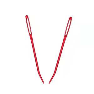 Aguja <span class=keywords><strong>de</strong></span> tejer <span class=keywords><strong>de</strong></span> ojo grande <span class=keywords><strong>de</strong></span> aluminio <span class=keywords><strong>de</strong></span> alta visibilidad, curvada, para <span class=keywords><strong>lana</strong></span> y suéteres, portátil, ecológica, duradera, para costura a mano - Product Image 5