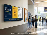 Affichage publicitaire numérique mural de 43 pouces, écran LCD Android 4K avec CMS, intérieur