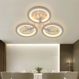 Buen precio interior moderno contemporáneo creativo estilo único balcón sala de estar dormitorio hogar inteligente luz de techo LED redonda - Product Image 3