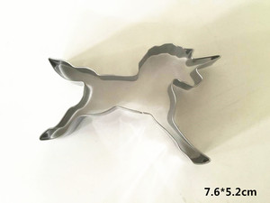 เครื่องตัดคุกกี้หัวยูนิคอร์นสแตนเลสสตีลเครื่องมือเคลือบคุกกี้ - Product Image 4