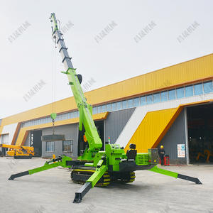 Grúa Araña Sobre Orugas YSLANDSCAPE, Hidráulica, Telescópica, con Control Remoto, Plegable, Grúa Móvil de 3/5/8 Toneladas, Alcance de 10 m, Cantilever de 10 m - Product Image 2