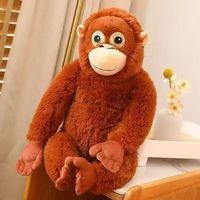 Jouet Singe Punch Monkey en Peluche Personnalisé à Bras Longs, Vente Chaude, Direct Usine