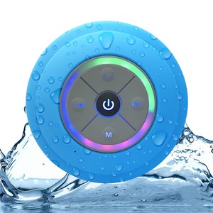 Mini Enceinte Stéréo Sans Fil 4.0 Étanche avec LED RGB 3W et Fonction Mains Libres pour Voiture, Ordinateur, Salle de Bain, Bureau, <span class=keywords><strong>Plage</strong></span> - Product Image 1