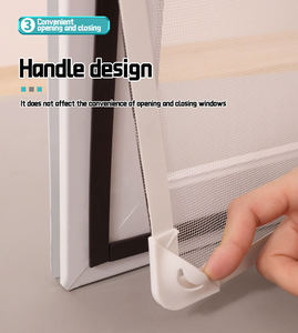 Bền grey lưới từ muỗi cửa lưới & cửa sổ màn hình thiết kế hiện đại dễ dàng cài đặt cho bảo vệ trẻ em tự động đóng cửa - Product Image 4