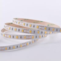 Lampu Strip LED COB CRI90 Tinggi Lebar 8mm 11W/M Dapat Diredupkan Pencahayaan Linear 12V 24V IP65 Tahan Air Pita LED Fleksibel