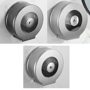 Distributeur de <span class=keywords><strong>papier</strong></span> hygiénique en rouleau jumbo visible en acier inoxydable pour salle de bain d'hôtel - Product Image 3
