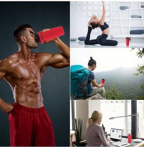 Nueva Taza de Agua de Acero Inoxidable con Escala, Botella de Agua Deportiva Portátil para Exteriores, Vaso para Batidos de Proteínas con Logotipo Personalizado - Product Image 6