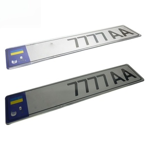 Cadre de plaque d'immatriculation personnalisé, couverture transparente pour plaque d'immatriculation pour la protection contre la poussière et la pluie, film de protection pour plaque d'immatriculation 52*11.5CM - Product Image 5