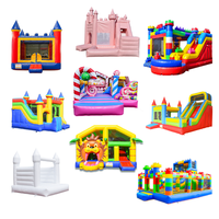 Château Gonflable Commercial Personnalisé en PVC de Qualité Industrielle pour Enfants