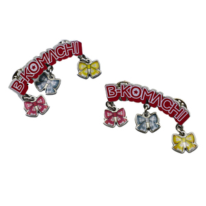 Letras Personalizadas de Aleación de Zinc, Pin Metálico, Dijes de Lazo Esmaltados, Accesorio de Joyería de Aleación de Zinc de Forma Irregular Coleccionable - Product Image 2