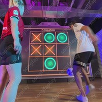 Système de jeu interactif numérique XOX à projection infrarouge pour parcs d'attractions : Jeux de société, Tic-Tac-Toe, Football mural, Simulateur sportif