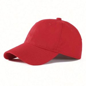 Wholesale in Stock Unisex Full Customized Sporty Common 100% Cotton Embroidery Print Logo Soft Top Baseball Cap Custom - Product Image 5