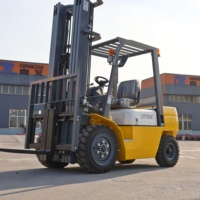 QINGCHA Dieselstapler mit kleinem Wendekreis, 3 Tonnen Tragkraft und sanfter hydraulischer Lenkung für schmale Gänge – Diesel-Gabelstapler