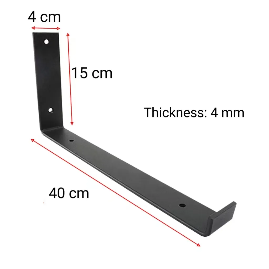 फ़ैक्टरी सीधे बिक्री एल आकार हेवी ड्यूटी वॉल माउंटिंग शेल्फ ब्रैकेट