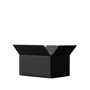 <span class=keywords><strong>Caja</strong></span> de cartón de envío de papel Kraft corrugado RSC de 3/5 capas negro mate logotipo personalizado laminación mate en relieve UV ecológico - Product Image 2