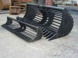 Cubo de Esqueleto para Maleza Acuática / Valla / Malla / Cubo de Cribado / Cubo de Tamizado para Uso en Construcción Compatible con Excavadoras de 1-30 Toneladas - Product Image 4