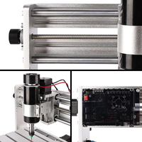 Fresadora CNC 3018 Max de Alta Potencia 500W con Husillo Único, 3 Ejes, Construcción de Aluminio, Kit de Fresadora para Madera, Motor con Rodamientos de Alta Rigidez