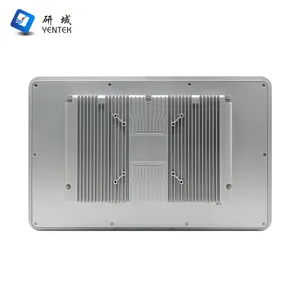15.6 pollici Touch Screen capacitivo PC Dual Lan Intel J1900 i3 i5 i7 incorporato industriale tutto in uno PC Fanless pannello industriale PC