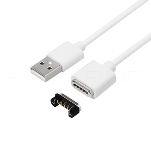 Cable de Carga Magnético USB 4 Pogo Pin con Conector M511 para Dispositivos Portátiles, Electrónica Médica e IoT - Product Image 2