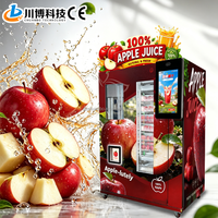 Machine à jus de pomme frais pressé 100% pur, fabriquée en Chine, écran tactile intelligent, sans additifs, distributeur automatique de jus de pomme