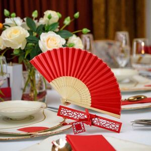 Éventail pliant rétro en bambou pour femme, style chinois, peinture, danse, festival de musique, décoration de mariage, souvenir, cadeaux - Product Image 3