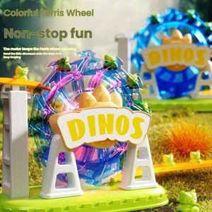 2025 nouveaux jouets à la mode dinosaure parc automatique toboggan voie ferrée jouets d'aventure escalade escalier chasse <span class=keywords><strong>jeu</strong></span> de course pour enfants garçons - Product Image 3