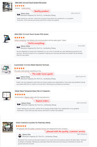 Prix usine 15 pouces 15.6 pouces POS Systems Machine de caisse enregistreuse avec affichage client pour magasin de détail commercial - Product Image 6