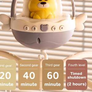 Cloche de lit musicale mobile pour bébé Cloche roulante confortable pour bébé mignon avec musique - Product Image 5