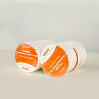 Toalla comprimida desechable de tela no tejida 100% de calidad superior superabsorbente y envuelta individualmente para viajes
