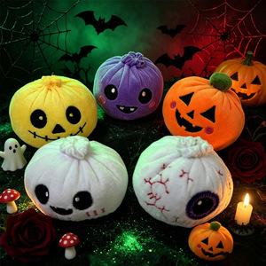 Regalo de Navidad: Bolas antiestrés de descompresión, bonitas calabazas y fantasmas, juguete de amasar de peluche para aliviar el estrés - Product Image 1