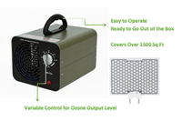 Générateur d'ozone industriel 10 000 mg/h - Machine à O3, ioniseur d'air, éliminateur d'odeurs pour les pièces, la fumée, les voitures et les animaux domestiques