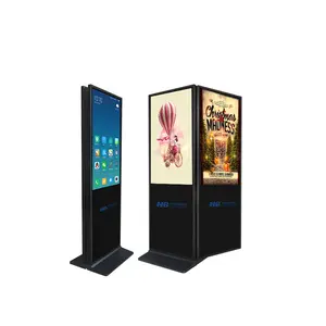 Dual Sided Stand Lcd Digital Signage Advertising Display Poster Player Totem Kiosk For Indoor Application