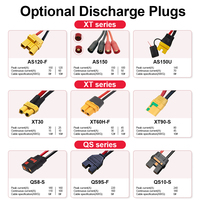 Batterie LiPo à décharge élevée 2200mAh 7.4V 2S 45C pour drone FPV RC, forme personnalisée, OEM, directement de l'usine