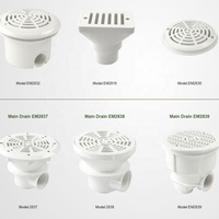 Accessoires pour système de piscine, drainage anti-vortex, drainage principal, jet d'eau en plastique, skimmer pour piscine